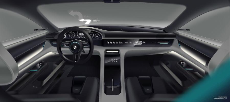 Эскиз Porsche Mission E Cross Turismo 2018 года  (фото 36 из 66)
